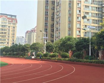 太陽能路燈使用客戶西安高新一中 太陽能路燈使用客戶西安高新一中